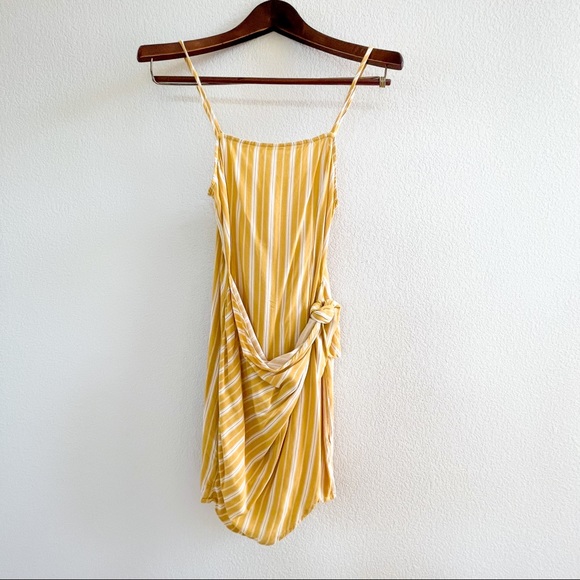 Urban Outfitters Yellow Wrap Dress - Picture 8 of 9